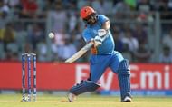 MUMBAI, INDIA - MARCH 20:  Mohammad Shahzad of Afghanistan bats during the ICC World Twenty20 India 2016 Super 10s Group 1 match between South Africa and Afghanistan at Wankhede Stadium on March 20, 2016 in Mumbai, India.  (Photo by Gareth Copley/Getty Images,)